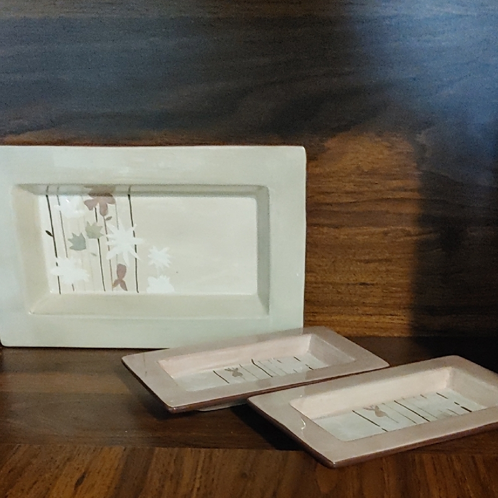Elegant Rectangular Ceramic Plates